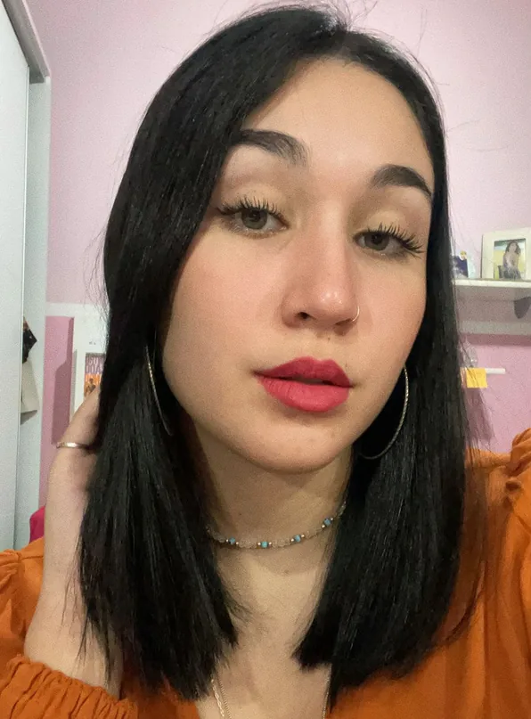 Cliente antes da coloração